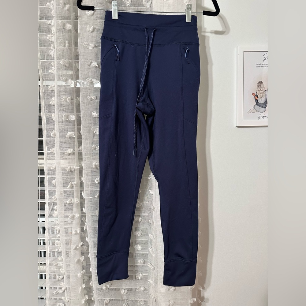 Navy Blue Jogger Leggings